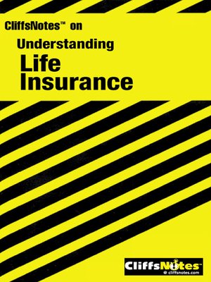 cover image of CliffsNotes<sup>TM</sup> Understanding Life Insurance